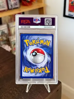 Gengar 5/62 Fossil 1999 Holo 1st Edition Pokemon TCG PSA 7 NM - Image 2