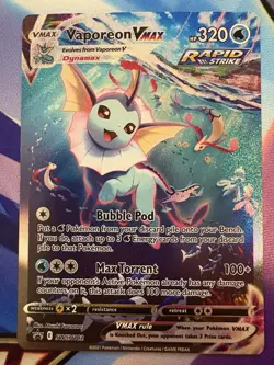 Vaporeon VMAX SWSH182 Promo Card Pokemon - Image 1