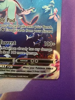 Vaporeon VMAX SWSH182 Promo Card Pokemon - Image 2