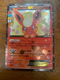 2016 Pokemon XY Generations Radiant Collection Flareon EX RC6/RC32 - Image 1