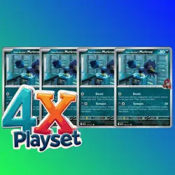Pokemon TCG Team Rocket's Murkrow Playset 4x Random Mixed ASC & DRI NM - Image 1