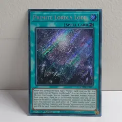 Primite Lordly Lode - BLMM-EN172 - Secret Rare - 1st - Yugioh TCG Card - NM - Image 3