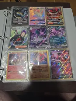 Pokemon TCG Mixed Binder Collection lot Modern Wotc Destined Rivals 100 + cards - Image 1