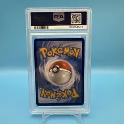 2016 POKEMON XY BLACK STAR PROMO RED & BLUE COLLECTION PIKACHU EX XY124 PSA 8 - Image 2