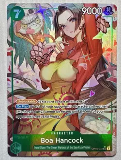 Bandai One Piece Card Game Boa Hancock Impel Down OP16-032 SP SR Holo 9000 - Image 1