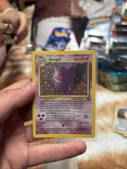 Pokemon TCG Gengar Fossil Holo Card 5/62 Unlimited Rare Vintage WOTC - Image 4