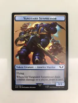 Soldier / Vanguard Suppressor Token MTG Magic Card NM Near Mint Warhammer 40K - Image 2
