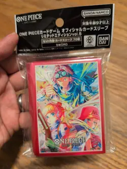 SWORD 70 Sleeves One Piece Card Game Official Deck Limited Edition vol.5 ZY82 FS - Image 1