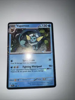 Vaporeon 168 Sv: Scarlet & Violet Promo Cards Holo - Image 2