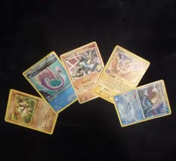 Nintendo Pokemon TCG 5-Card Lot Diamond & Pearl 2007 Regular Lucario C - Image 1