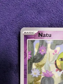 Natu Family Holo And Reverse Holo Paldean Fates 3x Pokemon Card Lot Near Mint - Image 2