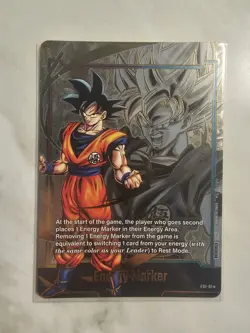 Goku Energy Marker Promo Prize Gold E01-01 Dragon Ball Fusion World Card English - Image 1