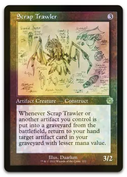 Scrap Trawler (Schematic) #112 (Foil) (NM) Brothers' War BRR Magic MTG - Image 1