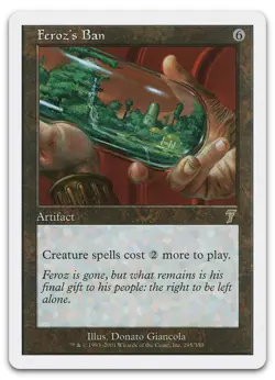 Feroz's Ban #295 (NM) 7th Edition 7ED Magic MTG - Image 1