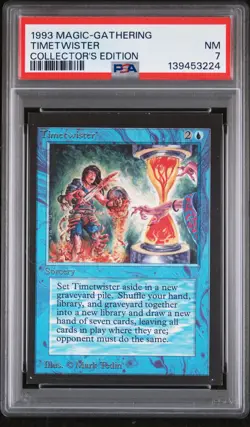 1993 MTG COLLECTORS' ED TIMETWISTER PSA 7 - Image 1