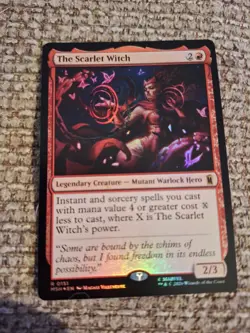 The Scarlet Witch Foil Marvel Super Heroes Mtg Nm 0151 - Image 1