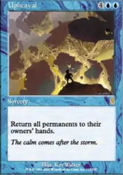 1x Upheaval Heavy Play MTG Magic - Kid Icarus - - Image 1
