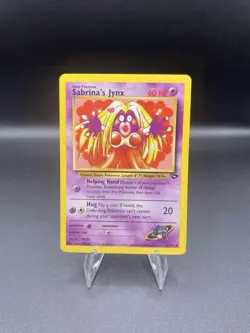 Gym Challenge - Sabrina's Jynx Pokemon UNLIMITED EDITION Card 57/132 - Image 1