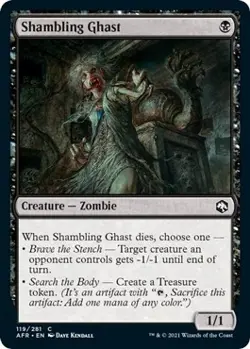 MTG Foil - Shambling Ghast - 119 / NM / English - Image 1