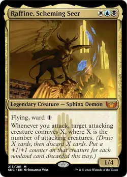 MTG Foil - Raffine, Scheming Seer - 213 / NM / English - Image 1