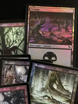 MTG - 15 Foil Swamp - Mercadian Masques, invasion, etc... - Image 4