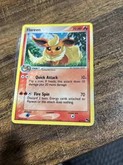 Nintendo Flareon 2/17 POP Series 3 Rare Holo 70 HP English 2006 Stage 1 - Image 1