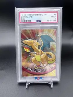 Pokemon - Topps Vintage - Charizard - #6 - 1999 - PSA 9 Mint - Image 1