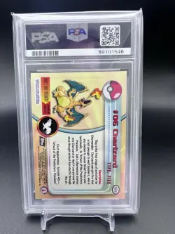 Pokemon - Topps Vintage - Charizard - #6 - 1999 - PSA 9 Mint - Image 2