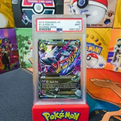PSA 9 MINT 2015 Pokemon XY Roaring Skies M Latios EX 59 - Image 1