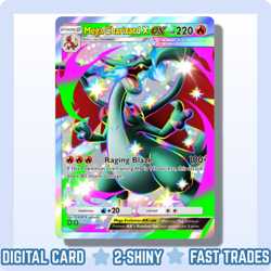 [DIGITAL] Pokemon TCG Pocket - Mega Charizard X ex 1 SHINY FULL ART - Mega Shine - Image 1