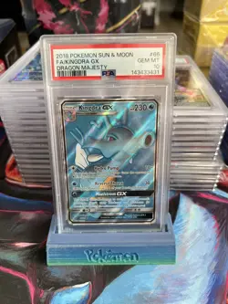 Pokemon Kingdra GX 66/70 Full Art SM Dragon Majesty PSA 10 GEM MINT - Image 1