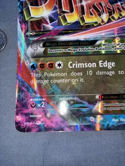 Pokemon TCG 2016 Mega Garchomp EX xy168 Jumbo Black Star Promo - Image 3