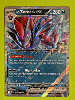 Pokemon TCG Journey Together N's Zoroark EX 98/159 Double Rare Holo Nm - Image 1