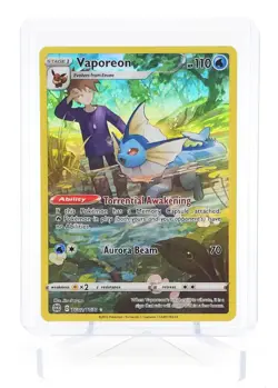 Pokemon TCG Brilliant Stars Vaporeon TG02/TG30 Trainer Gallery Holo Full Art EN - Image 1