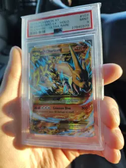 PSA 9 2014 Pokemon XY Flashfire M Mega Charizard EX 107/106 Full Art Holo Foil - Image 3