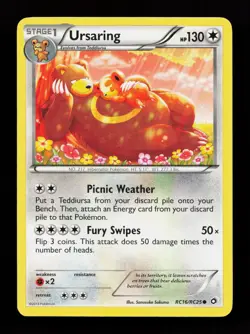 Ursaring RC16/RC25 Common Legendary Treasures: Radiant Collection Pokemon Card - Image 1