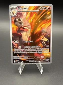 Pokemon TCG Blaziken 192/182 Sv10: Destined Rivals Illustration Rare Holo - Image 1