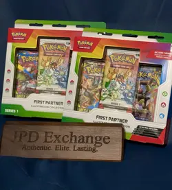 Bundle Lot of 2 Pokemon TCG First Partner Illustration Collection Series 1 - Image 1