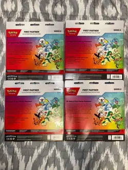 Pokemon First Partner Illustration Collection Series 2 Lot of 4! Sold Together. - Image 2