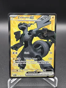 Pokemon TCG Zekrom EX 158/086 Black Bolt Full Art Ultra Rare Near Mint Condition - Image 1