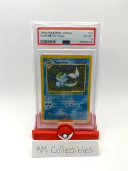 *PSA 6* Vaporeon Holo #12/64 1999 Pokemon Jungle (English) - Image 3