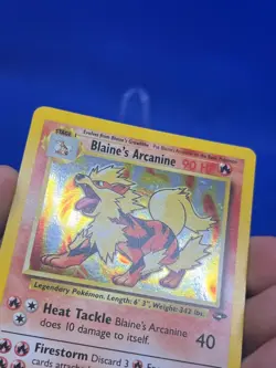 VTG 2000 Pokemon Gym Challenge Blaine’s Arcanine 1/132 Holo Rare NM - Image 4