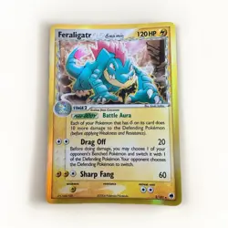Pokemon Feraligatr (Delta Species) 2/101 Dragon Frontiers Holo Rare EN 2006 - Image 1