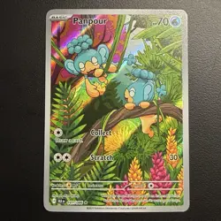 Pokemon TCG: Panpour 101/086 - S&V: Black Bolt English - Illustration Rare - Image 1