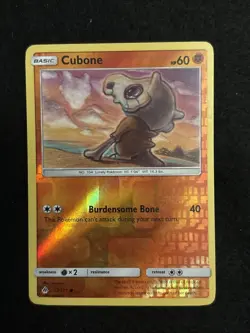 Cubone [Reverse Holo] #57 | Pokemon Forbidden Light | Lightly Played - Image 1