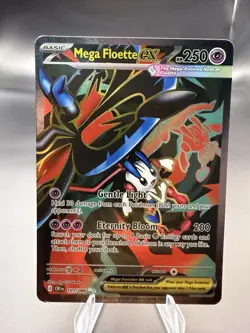Mega Floette Ex 101/086 Chaos Rising Full Art Ultra Rare Pokemon NM - Image 1