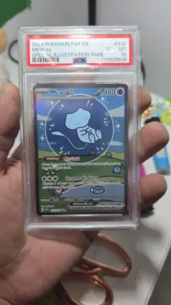 Pokemon TCG - Mew EX 232/091 - Paldean Fates Bubble Mew - SIR - PSA 10 GEM MINT - Image 4