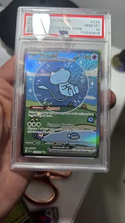 Pokemon TCG - Mew EX 232/091 - Paldean Fates Bubble Mew - SIR - PSA 10 GEM MINT - Image 5