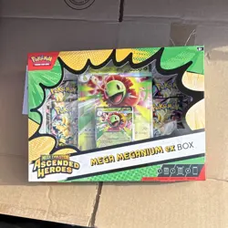 Pokemon TCG Mega Meganium ex Box Ascended Heroes Booster Promo Oversized - Image 1