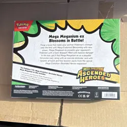 Pokemon TCG Mega Meganium ex Box Ascended Heroes Booster Promo Oversized - Image 2